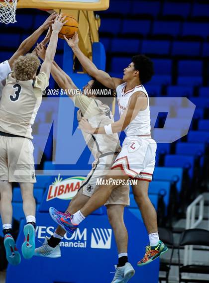 Thumbnail 1 in Orange Lutheran vs. St. Francis  (Mission-Trinity Challenge @ Pauley Pavilion -UCLA) photogallery.