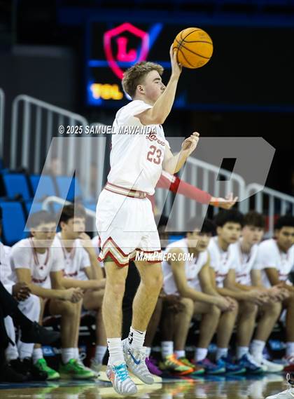 Thumbnail 2 in Orange Lutheran vs. St. Francis  (Mission-Trinity Challenge @ Pauley Pavilion -UCLA) photogallery.