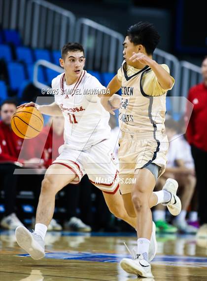 Thumbnail 3 in Orange Lutheran vs. St. Francis  (Mission-Trinity Challenge @ Pauley Pavilion -UCLA) photogallery.