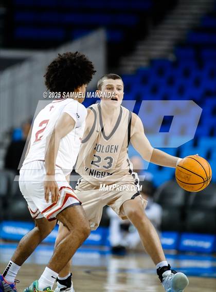 Thumbnail 3 in Orange Lutheran vs. St. Francis  (Mission-Trinity Challenge @ Pauley Pavilion -UCLA) photogallery.