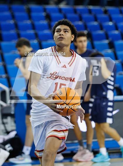 Thumbnail 2 in Orange Lutheran vs. St. Francis  (Mission-Trinity Challenge @ Pauley Pavilion -UCLA) photogallery.