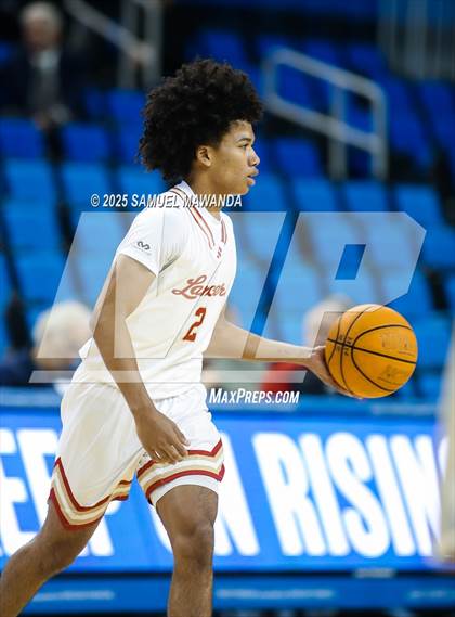 Thumbnail 3 in Orange Lutheran vs. St. Francis  (Mission-Trinity Challenge @ Pauley Pavilion -UCLA) photogallery.