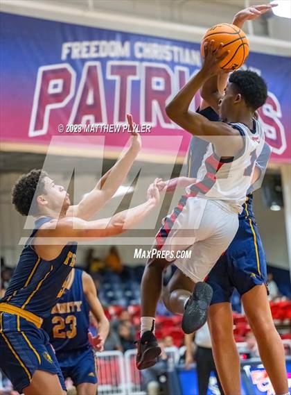 Thumbnail 3 in Trinity of Durham and Chapel Hill vs Freedom Christian Academy (NCISAA 2A Second Round) photogallery.
