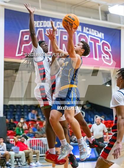 Thumbnail 1 in Trinity of Durham and Chapel Hill vs Freedom Christian Academy (NCISAA 2A Second Round) photogallery.