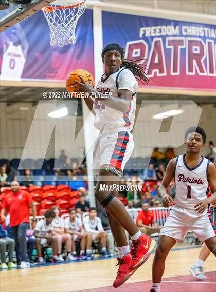 Thumbnail 1 in Trinity of Durham and Chapel Hill vs Freedom Christian Academy (NCISAA 2A Second Round) photogallery.