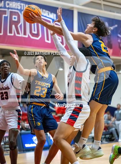 Thumbnail 3 in Trinity of Durham and Chapel Hill vs Freedom Christian Academy (NCISAA 2A Second Round) photogallery.