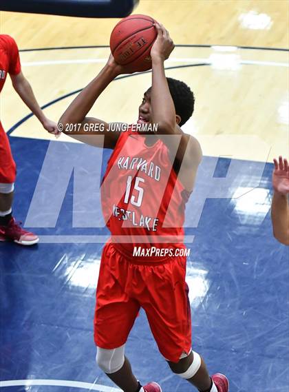 Thumbnail 3 in Harvard-Westlake vs. De La Salle (MaxPreps/DLS MLK Classic) photogallery.