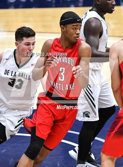 Thumbnail 2 in Harvard-Westlake vs. De La Salle (MaxPreps/DLS MLK Classic) photogallery.