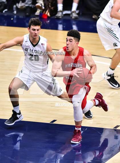 Thumbnail 3 in Harvard-Westlake vs. De La Salle (MaxPreps/DLS MLK Classic) photogallery.