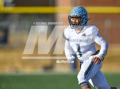Thumbnail 2 in Palmer Ridge vs. Pueblo West (CHSAA 2nd Round Playoff) photogallery.