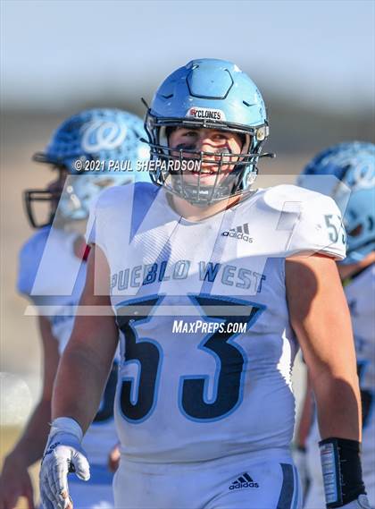 Thumbnail 2 in Palmer Ridge vs. Pueblo West (CHSAA 2nd Round Playoff) photogallery.