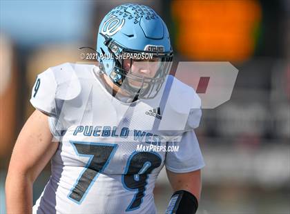 Thumbnail 3 in Palmer Ridge vs. Pueblo West (CHSAA 2nd Round Playoff) photogallery.
