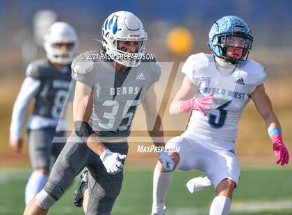 Thumbnail 3 in Palmer Ridge vs. Pueblo West (CHSAA 2nd Round Playoff) photogallery.