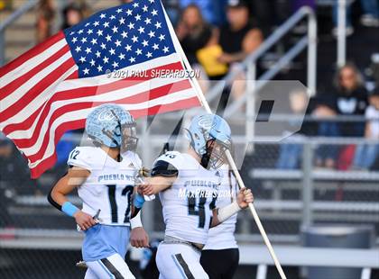 Thumbnail 1 in Palmer Ridge vs. Pueblo West (CHSAA 2nd Round Playoff) photogallery.