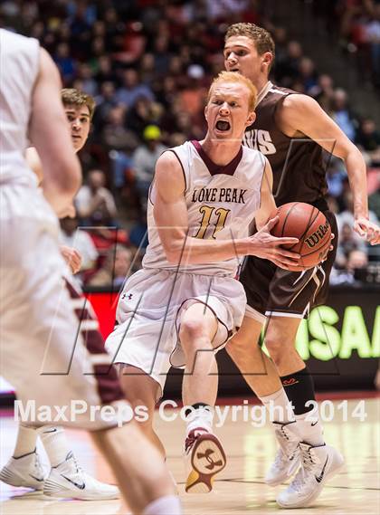 Thumbnail 3 in Lone Peak vs. Davis (UHSAA 5A Semifinal) photogallery.