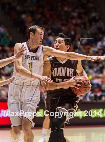 Thumbnail 3 in Lone Peak vs. Davis (UHSAA 5A Semifinal) photogallery.