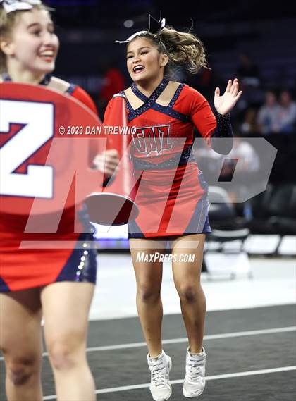Thumbnail 2 in VHSL State Cheer Competition (Class 6) photogallery.