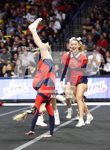 Thumbnail 1 in VHSL State Cheer Competition (Class 6) photogallery.