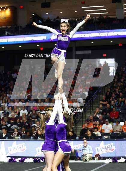 Thumbnail 1 in VHSL State Cheer Competition (Class 6) photogallery.