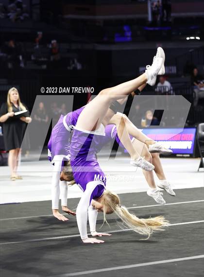 Thumbnail 1 in VHSL State Cheer Competition (Class 6) photogallery.