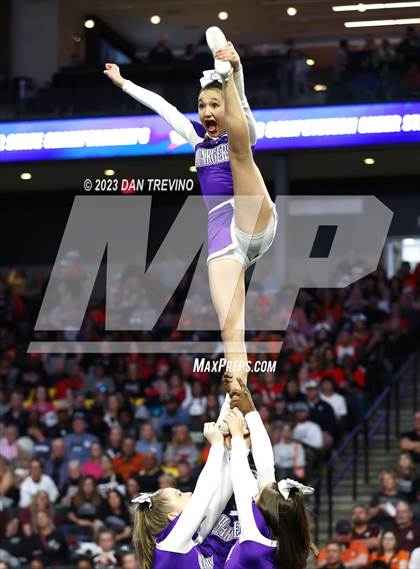Thumbnail 3 in VHSL State Cheer Competition (Class 6) photogallery.