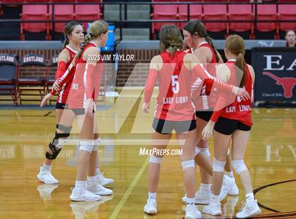 Thumbnail 3 in Albany vs  Aspermont (Eastland Volleyball Showdown 2025) photogallery.
