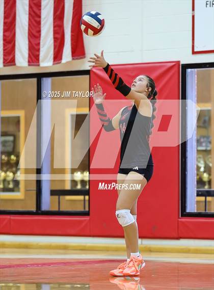 Thumbnail 3 in Albany vs  Aspermont (Eastland Volleyball Showdown 2025) photogallery.