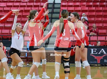 Thumbnail 1 in Albany vs  Aspermont (Eastland Volleyball Showdown 2025) photogallery.