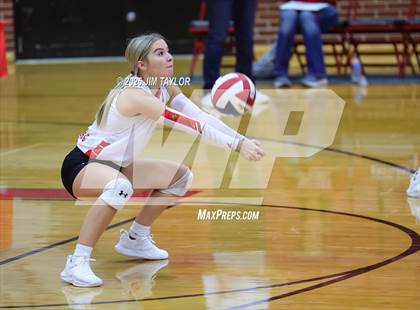 Thumbnail 2 in Albany vs  Aspermont (Eastland Volleyball Showdown 2025) photogallery.