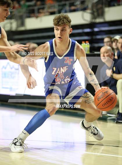 Thumbnail 2 in Zane Trace vs. South Point (OHSAA D3 District Final) photogallery.