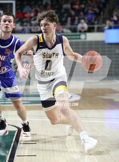 Thumbnail 1 in Zane Trace vs. South Point (OHSAA D3 District Final) photogallery.