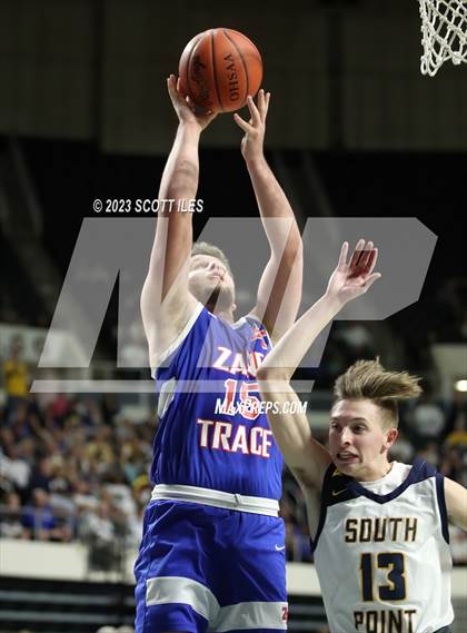 Thumbnail 2 in Zane Trace vs. South Point (OHSAA D3 District Final) photogallery.