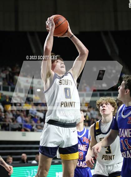 Thumbnail 1 in Zane Trace vs. South Point (OHSAA D3 District Final) photogallery.