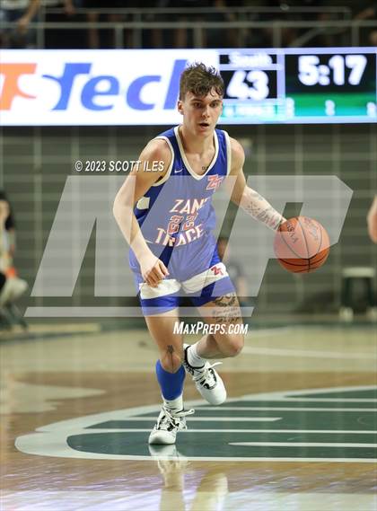 Thumbnail 1 in Zane Trace vs. South Point (OHSAA D3 District Final) photogallery.