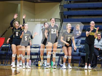 Thumbnail 3 in St. Teresa's Academy vs. Liberty North (MSHSAA Class 5 Quarterfinal) photogallery.