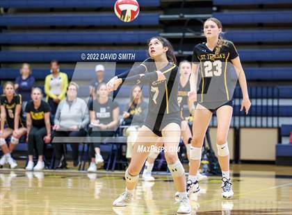 Thumbnail 1 in St. Teresa's Academy vs. Liberty North (MSHSAA Class 5 Quarterfinal) photogallery.