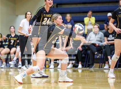 Thumbnail 2 in St. Teresa's Academy vs. Liberty North (MSHSAA Class 5 Quarterfinal) photogallery.