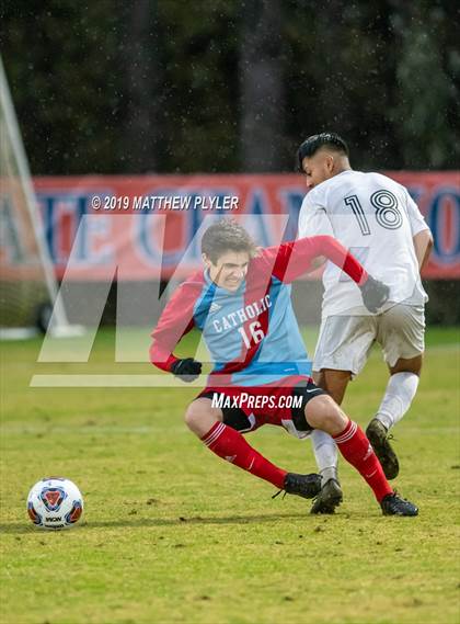 Thumbnail 1 in Walter M. Williams vs. Charlotte Catholic (NCHSAA 3A Final) photogallery.