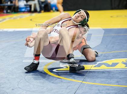 Thumbnail 1 in NYSPHSAA D2 State Championship Wrestling Quarterfinals  photogallery.