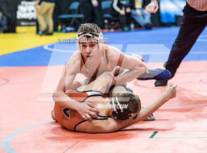 Thumbnail 3 in NYSPHSAA D2 State Championship Wrestling Quarterfinals  photogallery.