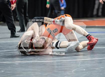 Thumbnail 3 in NYSPHSAA D2 State Championship Wrestling Quarterfinals  photogallery.