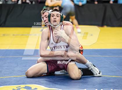 Thumbnail 2 in NYSPHSAA D2 State Championship Wrestling Quarterfinals  photogallery.