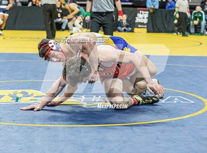 Thumbnail 2 in NYSPHSAA D2 State Championship Wrestling Quarterfinals  photogallery.