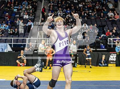 Thumbnail 2 in NYSPHSAA D2 State Championship Wrestling Quarterfinals  photogallery.