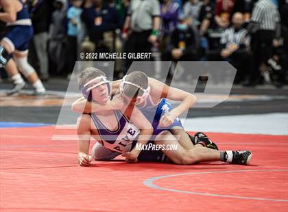 Thumbnail 2 in NYSPHSAA D2 State Championship Wrestling Quarterfinals  photogallery.