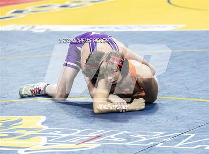 Thumbnail 2 in NYSPHSAA D2 State Championship Wrestling Quarterfinals  photogallery.
