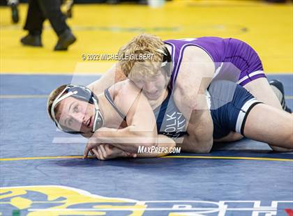 Thumbnail 3 in NYSPHSAA D2 State Championship Wrestling Quarterfinals  photogallery.