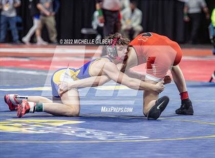 Thumbnail 2 in NYSPHSAA D2 State Championship Wrestling Quarterfinals  photogallery.