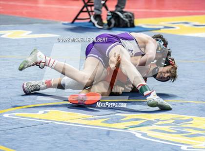 Thumbnail 2 in NYSPHSAA D2 State Championship Wrestling Quarterfinals  photogallery.
