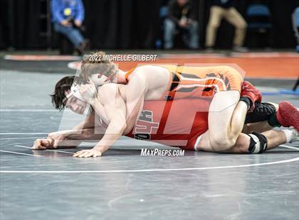 Thumbnail 1 in NYSPHSAA D2 State Championship Wrestling Quarterfinals  photogallery.